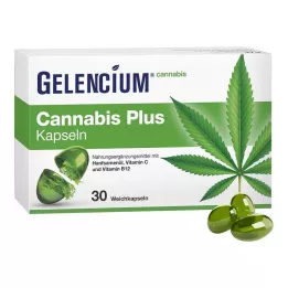 GELENCIUM Cannabis Plus-kapsler, 30 kapsler