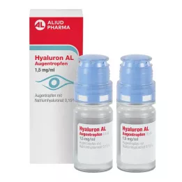 HYALURON AL Øjendråber 1,5 mg/ml, 2X10 ml