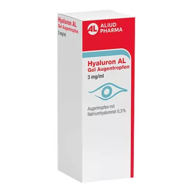 Hyaluronsyre AL gel øjendråber 3 mg/ml, 1X10 ml