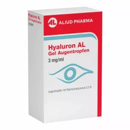 HYALURON AL Gel øjendråber 3 mg/ml, 2X10 ml