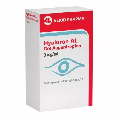 Hyaluronsyre AL gel øjendråber 3 mg/ml, 2X10 ml
