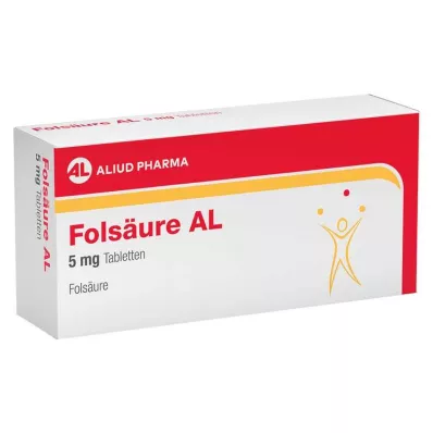 Folinsyre AL 5 mg tabletter, 20 stk