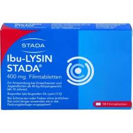 IBU-LYSIN STADA 400 mg filmovertrukne tabletter, 10 stk