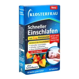 KLOSTERFRAU Tabletter til hurtigere indsovning, 30 stk