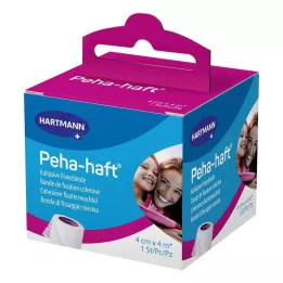PEHA-HAFT Fikseringsbandage 4 cmx4 m, 1 stk