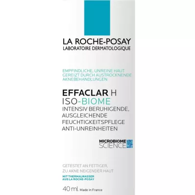ROCHE-POSAY Effaclar H Iso-Biome fugtighedscreme, 40 ml