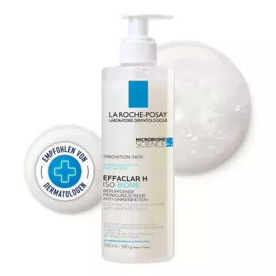 ROCHE-POSAY Effaclar H Iso-Biome Rensecreme, 390 ml