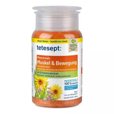 Tetesept Sea Salt Muscle &amp; bevægelse (600 g)