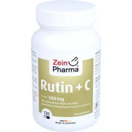 RUTIN 500 mg+C kapsler, 120 stk