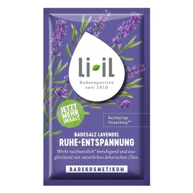 LI-IL Badesalt lavendel ro + afslapning, 80 g