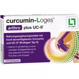CURCUMIN-LOGES arthro plus UC-II kapsler, 60 stk