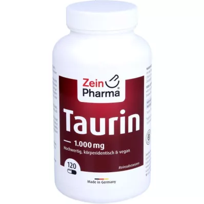 TAURIN 1000 mg kapsler, 120 stk