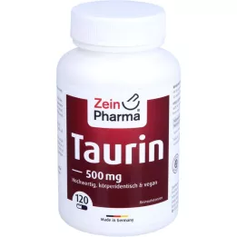 TAURIN 500 mg kapsler, 120 stk