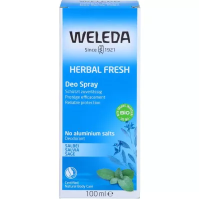 WELEDA Herbal Fresh Deo Spray Salvie, 100 ml