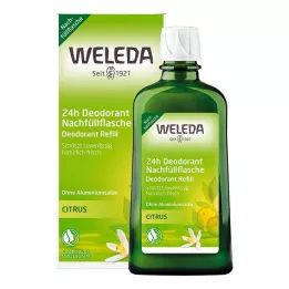 WELEDA Citrus Fresh Deo Spray genopfyldningsflaske, 200 ml