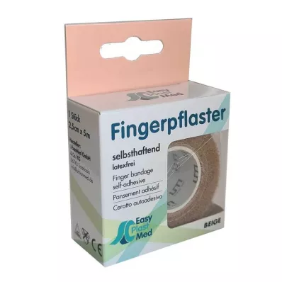 UM Easyplast fingergips selvfremstillet 2,5 cmx5 m beige, 1 stk