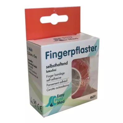 UM Easyplast fingergips selvfremstillet 2,5 cmx5 m rød, 1 stk UM Easyplast fingergips selvfremstillet 2,5 cmx5 m rød, 1 stk