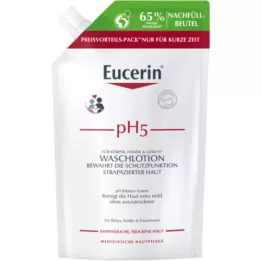 EUCERIN pH5 wash lotion sensitiv hud refill, 400 ml