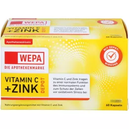 WEPA C-vitamin+Zink-kapsler, 60 kapsler