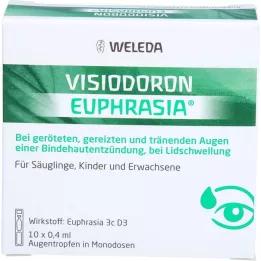 VISIODORON Euphrasia øjendråber, 10X0,4 ml