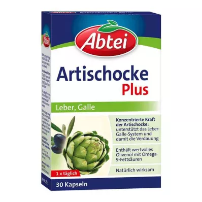 ABTEI Artiskok Plus Kapsler TF, 30 kapsler ABTEI Artiskok Plus Kapsler TF, 30 kapsler