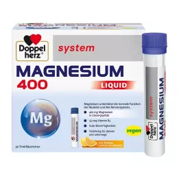 DOPPELHERZ Magnesium 400 flydende system drikkeamp. 30 stk
