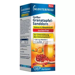 KLOSTERFRAU hot granatæble havtorn sukkerfri, 10X5 g