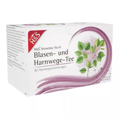 H&amp;S® tefilterposer til blære og urinveje, 20X2 g