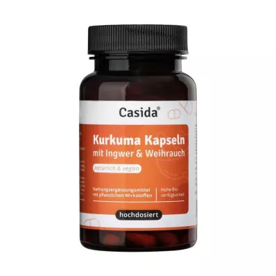 KURKUMA+INGWER+Højdosis frankincense-kapsler, 90 stk