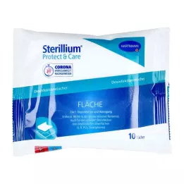 STERILLIUM Protect &amp; Care overfladedesinfektionsservietter, 10 stk