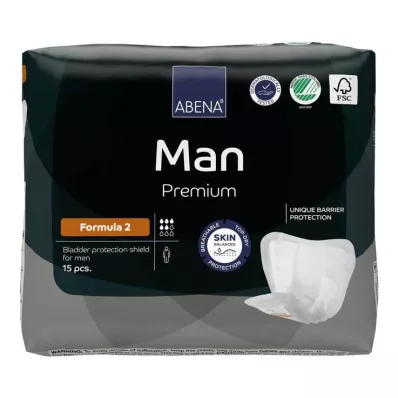 Abena Man Premium formula 2 indlægssåler, 15 stk
