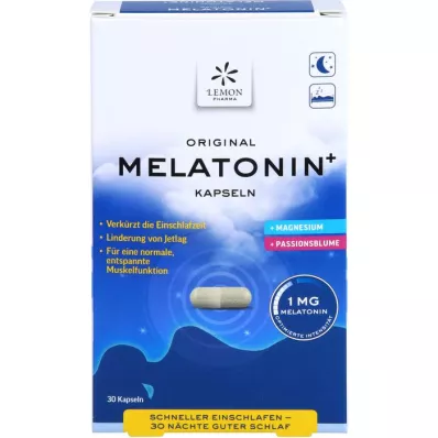 MELATONIN PLUS Kapsler, 30 stk