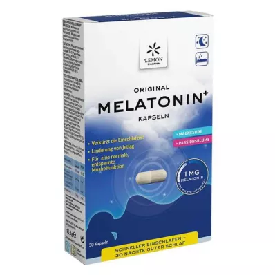 MELATONIN PLUS Kapsler, 30 stk