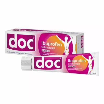 DOC IBUPROFEN Smertegel 5%, 200 g
