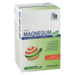 MAGNESIUM 400 mg kapsler, 120 stk