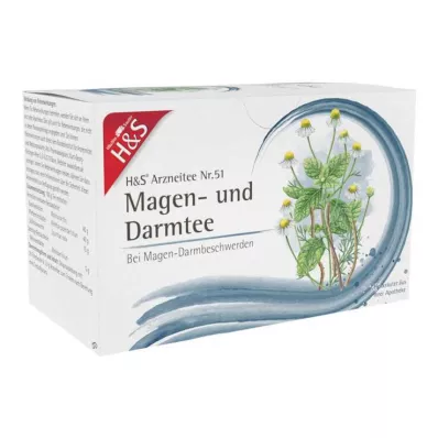 H&amp;S® tefilterposer til mave og tarm, 20X2,0 g