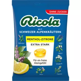 RICOLA o.Z.Beutel Menthol-Citron ekstra stærk Bon., 75 g