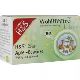 H&amp;S Winter Tea Økologisk æblekrydderi Filterpose, 20X2,0 g