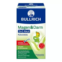 BULLRICH Mave &amp; Tarm 2i1 Akut pulversticks, 12 stk