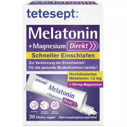 TETESEPT Melatonin+Magnesium Direct Sticks, 20 stk