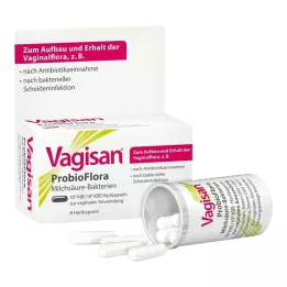 VAGISAN ProbioFlora mælkesyrebakterier vaginalkapsler, 8 stk