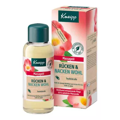 Kneipp massageolie ryg &amp; nakkevelvære (100 ml)