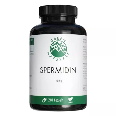 Green Naturals Spermidine 1,6 mg veganske kapsler, 240 stk