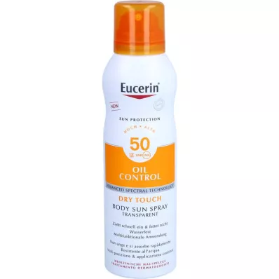 EUCERIN Sun Oil Control Body Transp.aerosol LSF 50, 200 ml