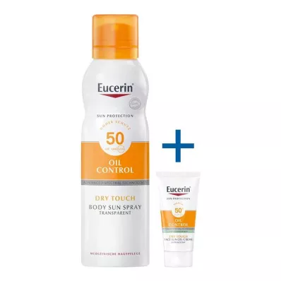 Eucerin Sun Oil Control Body transparent Aerosol LSF 50, 200 ml