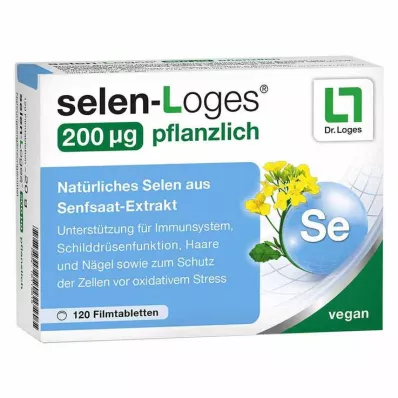 SELEN-LOGES 200 μg urtefilmovertrukne tabletter, 120 stk