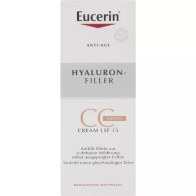 EUCERIN Anti-Age Hyaluron-Filler CC Cr.handske.LSF 15, 50 ml