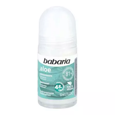 Babaria Aloe Vera Deodorant Roll-on 48 timer (50 ml)