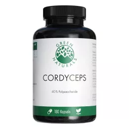GREEN NATURALS Cordyceps sinensis kapsler, 180 kapsler