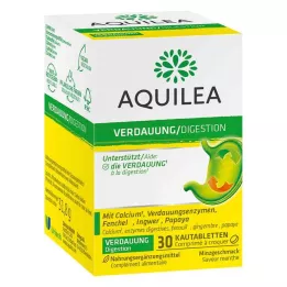 AQUILEA Fordøjelses-tyggetabletter, 30 kapsler